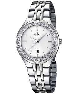 ̵ӻסåĥ顼ޥɥ⥢륦åǥƥ쥹Сreloj de cuarzo reloj festina mademoiselle de acero inoxidable plata mujeres