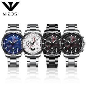 【送料無料】腕時計 ウォッチ ビジネスカジュアルミリタリースポーツクオーツnibosi business casual quartz military sport reloj de pulsera para hombres oe
