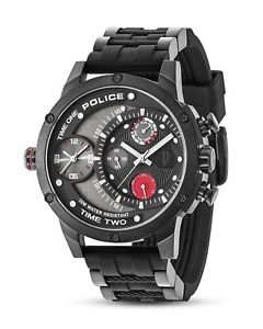 【送料無料】腕時計 ウォッチ ブラックシリコンストラップ¥アラームpolica reloj para hombre con correa de silicona negro 14536jsbcb rrp 179