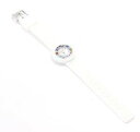 【送料無料】腕時計 ウォッチ シリコンビアンコディムラノorologio donna silicone bianco in vetro di murano mu...