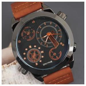 【送料無料】腕時計 ウォッチ ブレスレットブレスレットブラウンナイトウォッチスポーティpulsera caballero reloj con pulsera marrn y look deportivo