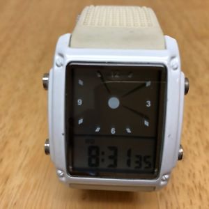 【送料無料】腕時計　ウォッチ　フュージョンホワイトアナログデジタルアラームストップウォッチクォーツfusion hombre blanco lcd mano analog alarma digital cronmetro reloj de cuarzo