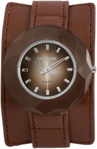 【送料無料】腕時計 ウォッチ メタルブラウンアナログウォッチreloj pulsera de cuarzo de cuero metal analgico de silber marrn ver x192027100104