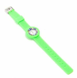 【送料無料】腕時計　ウォッチ　ドナディムラノグリーンシリコンorologio donna silicone verde in vet..