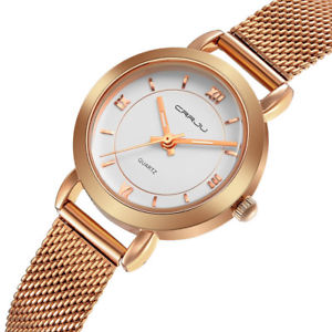 【送料無料】腕時計　ウォッチ　シンプルデザインレディースステンレススチールクォーツウォッチcrrju 2121 simple design ladies wrist watch gift stainless steel quartz watches