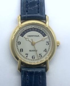 腕時計 ウォッチ ブランドクオーツアラームnos nuevo certina 182410125 caleta 956112 quartz watch date reloj 23 5mm