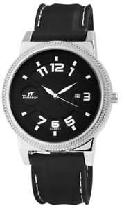 【送料無料】腕時計 ウォッチ ハイテクアナログブラックマンシリコン×nuevo anunciotime tech reloj hombre negro analgico fecha reloj de pulsera silicona x227621300007