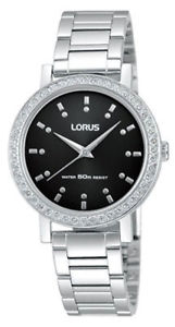 【送料無料】腕時計 ウォッチ レディーススワロフスキーステンレススチールlorus damas swarovski reloj de acero inoxidable rg299hx9lnp