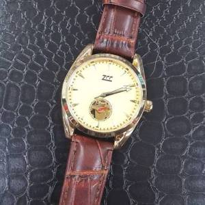 【送料無料】腕時計 ウォッチ ゴールドds orologio polso zcc roundcomp gold automatico cinturino pelle marrone gi lac 【送料無料】腕時計 ウォッチ ゴールドds orologio polso zcc roundcomp gold automatico cinturino pelle marrone gi lac