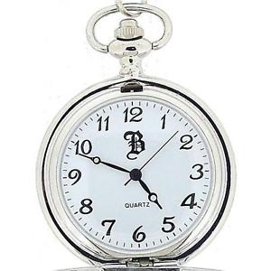 【送料無料】腕時計　ウォッチ　シルバーアナログreloj de bolsillo boxx anlogo de tono plata grabado padre de la novia esfera blanca