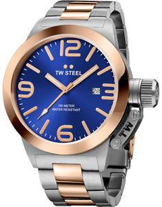 【送料無料】腕時計 ウォッチ スチールトーンクロックtw acero cb141 hombre reloj de cantimplora 45 mm de dos tonos 2 aos de garanta 【送料無料】腕時計 ウォッチ スチールトーンクロックtw acero cb141 hombre reloj de cantimplora 45 mm de dos tonos 2 aos de garanta