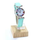 【送料無料】腕時計 ウォッチ オロロジオディムラノウォッチorologio donna acciaio pelle watch in vetro di murano murrina millefiori(2)
