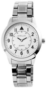 ̵ӻסå顼ۥ磻ȥޥ󥷥Сƥ쥹륯excellanc reloj hombre blanco plata acero inoxidable cuarzo reloj de pulsera x280522000011