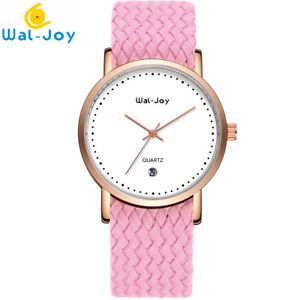 【送料無料】腕時計　ウォッチ　ナイロンストラップスポーツカジュアルクォーツwaljoy 2018 women student nylon weaving straps sports casual watches quartz