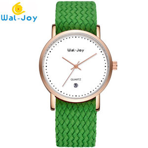 【送料無料】腕時計　ウォッチ　ナイロンストラップスポーツカジュアルクォーツwaljoy 2018 women student nylon weaving straps sports casual watches quartz