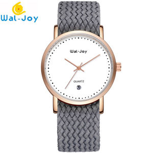【送料無料】腕時計　ウォッチ　ナイロンストラップスポーツカジュアルクォーツwaljoy 2018 women student nylon weaving straps sports casual watches quartz