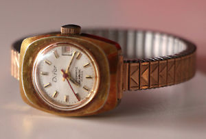 【送料無料】腕時計　ウォッチ　ムーブメントビンテージnuevo anunciodifor women wristwatch automatic movement gold plated vintage