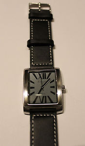 【送料無料】腕時計 ウォッチ スクエアクロックマンマットレザーブレスレットreloj hombre eichmller cuadrada matt pulsera de cuero 7045