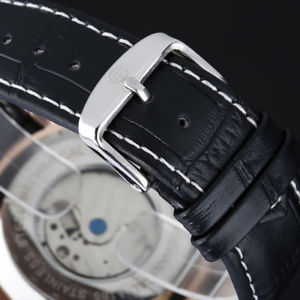 【送料無料】腕時計　ウォッチ　ステンレススチールアラームforsining reloj automatico reloj para hombre reloj de cuarzo de acero inoxi b4x2