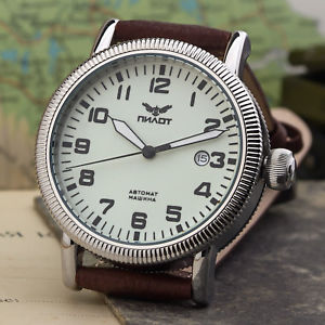 楽天hokushin【送料無料】腕時計　ウォッチ　ロシアルミノバpilotenuhr laco automatik buhr 8215 militar amp; borduhr rusialuminova