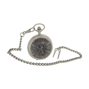 【送料無料】腕時計　ウォッチ　スコットランドレオンクルススリーブデザインポケットウォッチチェーンboxx de caballero escocia len amp; cruz diseo funda reloj bolsillo 356cm cadena