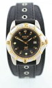 【送料無料】腕時計 ウォッチ ステンレススチールシルバーゴールドmrelic negro hombres acero inoxidable plata oro cuero ancho fecha 50m reloj de(2)