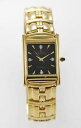 【送料無料】腕時計 ウォッチ ゴールドマンブラックステンレススチールスタックリージェンシーregency reloj de hombre acero inoxidable negro oro pila resistente al agua(2)