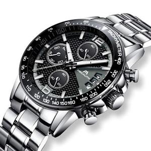 【送料無料】腕時計 ウォッチ スポーツクロノグラフステンレススチールシルバーreloj para hombre de lujo para hombre crongrafo deportivo impermeable plata acero inoxidable 2 【送料無料】腕時計 ウォッチ スポーツクロノグラフステンレススチールシルバーreloj para hombre de lujo para hombre crongrafo deportivo impermeable plata acero inoxidable 2