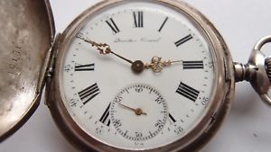 【送料無料】腕時計　ウォッチ　ポケットチェンバージラールビンテージシルバーreloj de bolsillo aposentos girard vintage reloj 840erplata