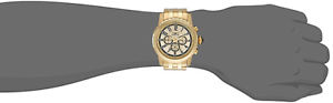 【送料無料】腕時計　ウォッチ　クロノグラフステンレススチールアラームinvicta hombres specialty crongrafo de cuarzo 100m chapado en oro acero reloj