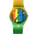 yzrv@EHb`@QINjiri georg dokoupil, rainbow, reloj de pulsera, 1992 knstleruhr daado