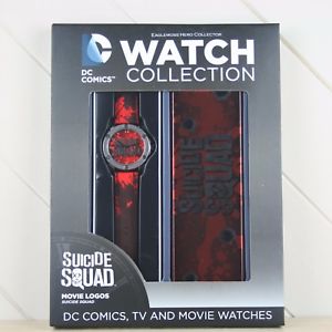 【送料無料】腕時計 ウォッチ コミックコレクションクロックムービーeaglemoss dc comics reloj coleccin pelcula escuadrn de suicidio