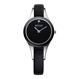 【送料無料】腕時計　ウォッチ　ベーリングレディクロックブレスレットレザースリムセラミックbering seora reloj reloj pulsera slim ceramic 33125442 cuero