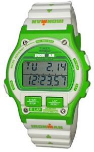 腕時計　ウォッチ　トライアスロンスポーツホワイトグリーンデジタルクロックtimex ironman triathlon deporte hombres blanco verde reloj digital tw5m03700