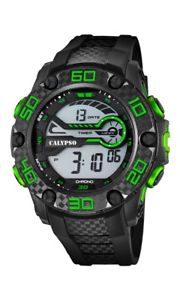 【送料無料】腕時計　ウォッチ　カリプソクロノバッテリーcalypso watches chrono k56912 negro verde flor nuevo 1 batera extra