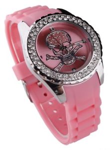 【送料無料】腕時計 ウォッチ クリスタルピンクスカルファッションreloj de moda para mujeres rosa de cristal crneo 【送料無料】腕時計 ウォッチ クリスタルピンクスカルファッションreloj de moda para mujeres rosa de cristal crneo