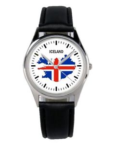 ̵ӻסåɥեޡƥ󥰥ꥢ顼island iceland souvenir regalo fan artculo accesorios mercadotecnia reloj b1116