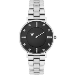 【送料無料】腕時計　ウォッチ　ストームファンタスティックブラックシルバースワロフスキーエレメント(2)