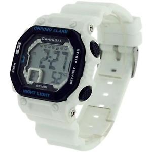 【送料無料】腕時計　ウォッチ　カニバリクロノグラフシリコンベルトアラームデジタルcannibal boysteen digital con crongrafo y correa de silicona blanca reloj cd27609