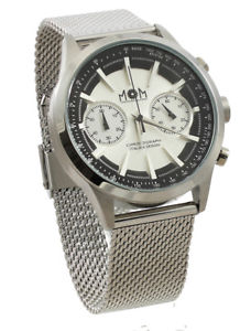 【送料無料】腕時計 ウォッチ クロノイタリアヌオーヴォmom orologio chrono acciaio impermeabile watch man made in italy nuovo