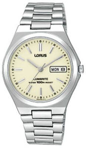 腕時計　ウォッチ　ナイツブレスレットアラームlorus caballeros pulsera reloj rxn31bx9 lumibrite