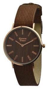 【送料無料】腕時計　ウォッチ　オロロジオスリムミリウォッチorologio green time vegan donna watch wood zw046c legno slim vegano 36mm ros