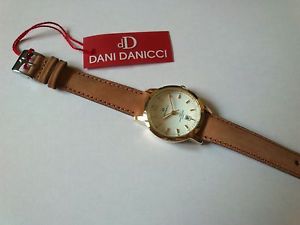 【送料無料】腕時計 ウォッチ スチールクラシックダニレディースゴールドゴールドウォッチreloj mujer clasico dani danicci nuevo acero dorado womens gold watch