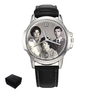 【送料無料】腕時計　ウォッチ　カスタムreloj de pulsera personalizado de caballeros hombre su foto de familia regalo grabado
