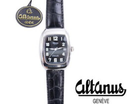 【送料無料】腕時計　ウォッチ　ベルトスイスジュネーブreloj de pulsera altanus geneve para hombre fecha correa de cuero genuino hecho en suiza automtico