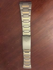 【送料無料】腕時計　ウォッチ　ヴィンテージチタンゴールドホイヤーマンreloj pulsera raro vintage titanio y oro nos heuer para hombre 20mm 1970s a 1980s