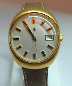 【送料無料】腕時計　ウォッチ　リップヌフlip plaque or etat neuf