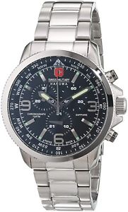 腕時計　ウォッチ　クロノグラフアラームミリスイスswiss military para hombre negro crongrafo reloj sm34208aeuh04ms pvp 395