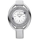 【送料無料】腕時計 ウォッチ スワロフスキーウォッチアルジェントorologio swarovski crystalline oval 5263907 donna watch pelle argento argentato