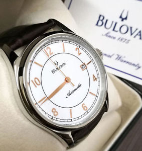 【送料無料】腕時計 ウォッチ オロロジオペレorologio uomo bulova automatico meccanico in pelle mov miyota 21 jewels 【送料無料】腕時計 ウォッチ オロロジオペレorologio uomo bulova automatico meccanico in pelle mov miyota 21 jewels